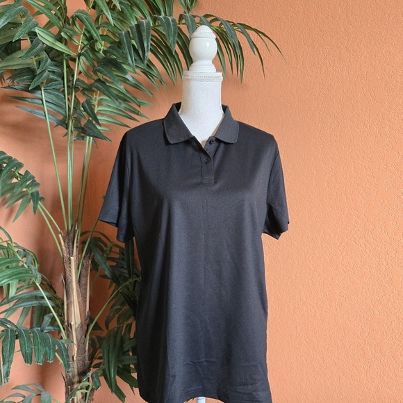 Casei Tops - 3/$25 Casei Classic Black Polo Shirt Top Short Sleeve XL Relaxed Fit
